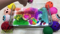 MIXING RANDOM THINGS INTO SLIME!! RELAXING SLIME WITH BALLOONS