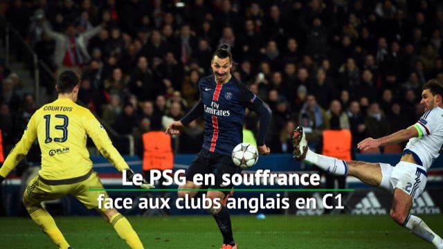 8es - Le PSG en souffrance face aux clubs anglais