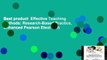 Best product  Effective Teaching Methods: Research-Based Practice, Enhanced Pearson Etext with