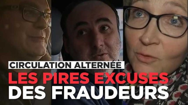 Je ne vais pas très loin... : les pires excuses de la circulation alternée