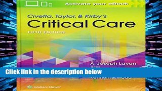 Popular Civetta, Taylor,   Kirby s Critical Care - A. Joseph Layon