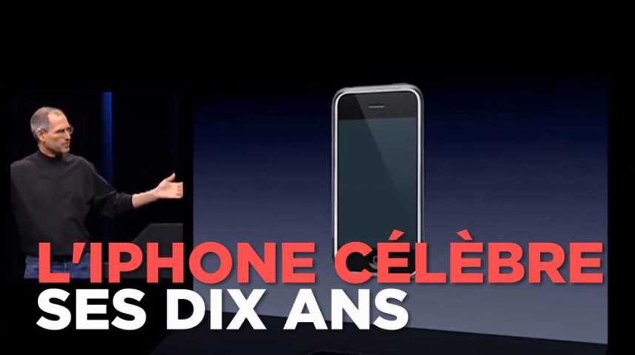 Quand Steve Jobs présentait le premier iPhone d'Apple