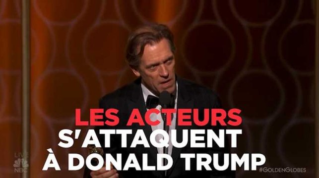 Golden Globes : les acteurs s'attaquent à Donald Trump