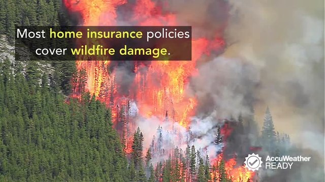What does your homeowners insurance cover if wildfire damage happens?