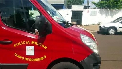 Menino é socorrido na Escola Nossa Senhora da Salete