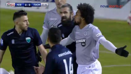 Diego Biseswar AMAZING shot hits the post- Levadiakos vs PAOK  - 17.12.2018 [HD]