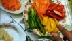 سمك فيليه بالخضار-Fish fillet with vegetables with chinese rice with vegetables  and shrimp