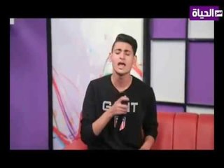 الفنان " يحيي علاء " يبدع ويتألق في الحلقه بأغنية " ليالينا "لورده