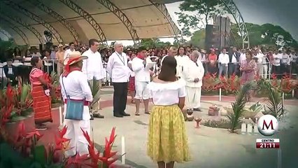 AMLO pide permiso a Madre Tierra para construir Tren Maya