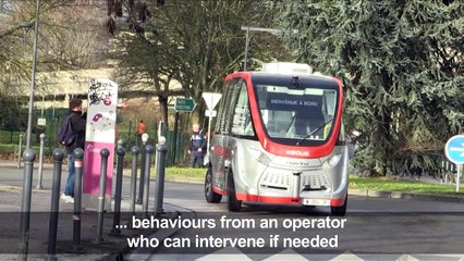 "Driverless" shuttle launched in northern France
