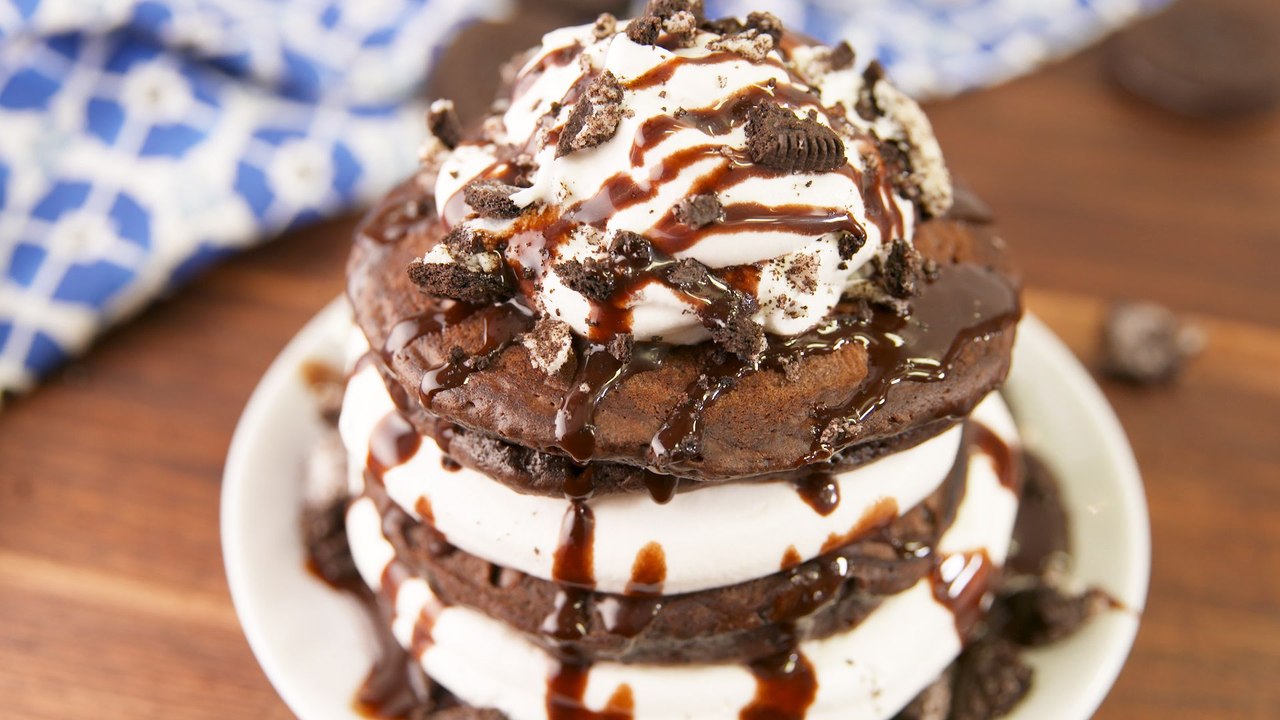 Oreogasm Pancakes = Brunch MVP