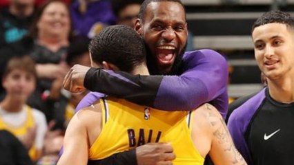 LeBron James & Lonzo Ball BOTH Record TRIPLE DOUBLES In Same Game!