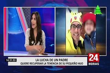 Padre de familia desea recuperar la tenencia legal de su pequeño hijo