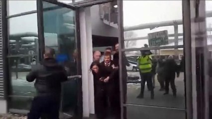 Proteste Ungheria, caos alla tv pubblica