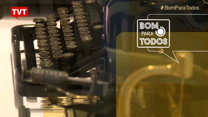 Exposição mostra história da máquina de escrever
