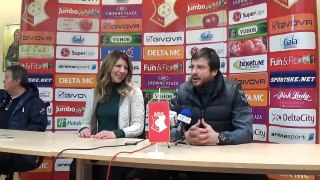 Nenad Lalatović u žestokom okršaju sa navijačem Napretka 17.12.2018.