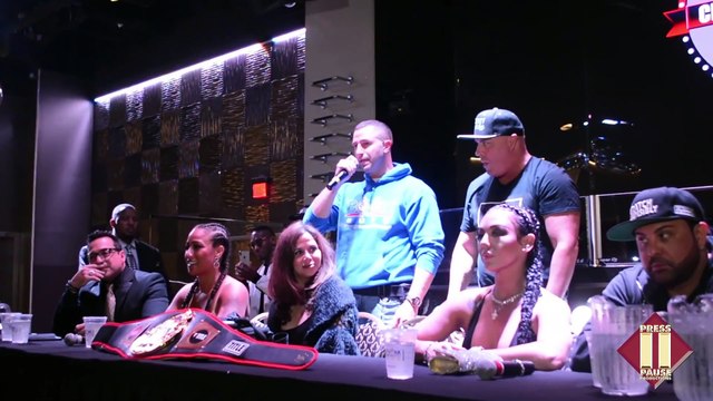 Celebrity Boxing - Hoopz Alexander vs. Natalie Didonato Press Conference