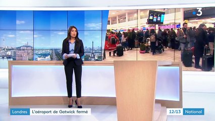 Londres : l'aéroport de Gatwick fermé
