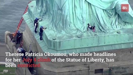It Didn't Pay To Climb The Statue Of Liberty For This Protestor