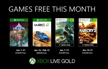 Games with Gold - Les jeux de janvier 2019