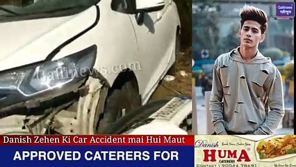 Exclusive Video Of Danish Zehen Car Accident