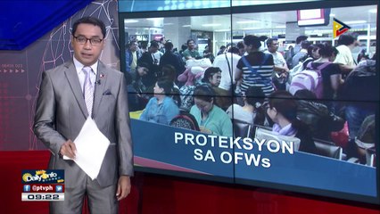 Panukalang magbibigay ng proteksyon sa mga OFW, pirma na lang ni Pres. #Duterte ang kulang