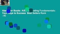 About For Books  A/E/C Marketing Fundamentals: Your Keys to Success  Best Sellers Rank : #2