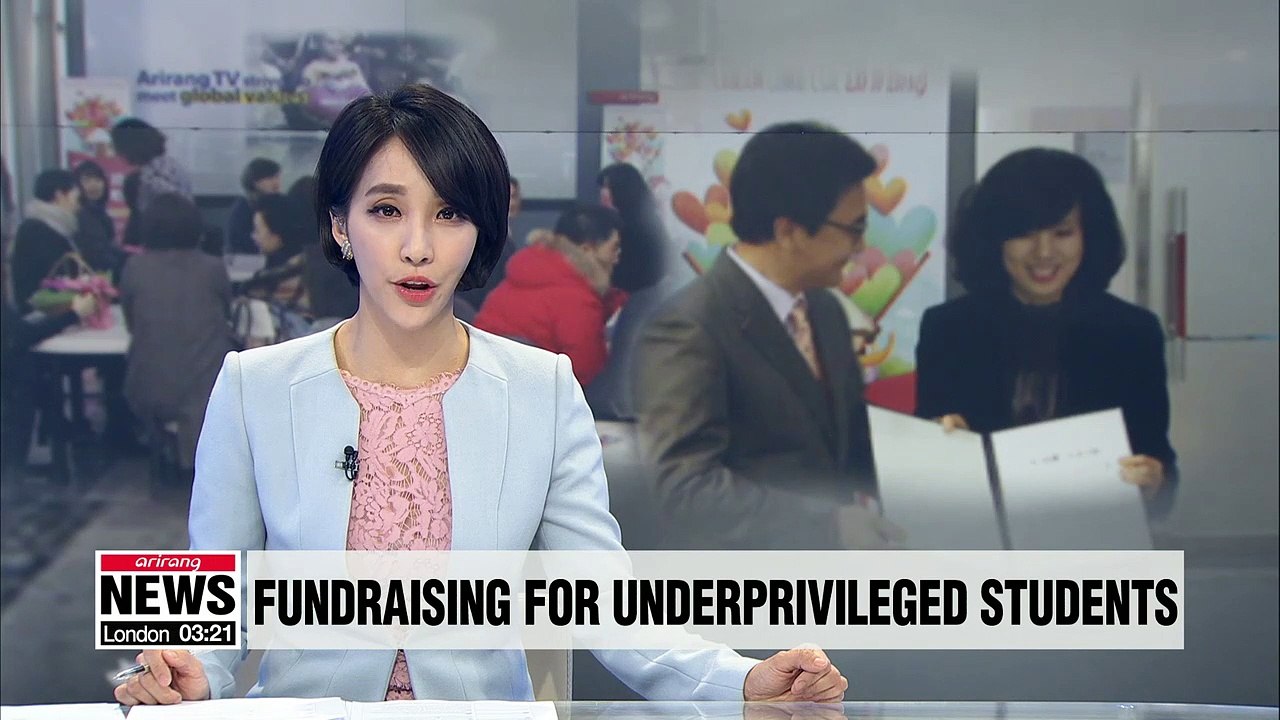 Arirang TV organizes fundraising event to help marginalized students