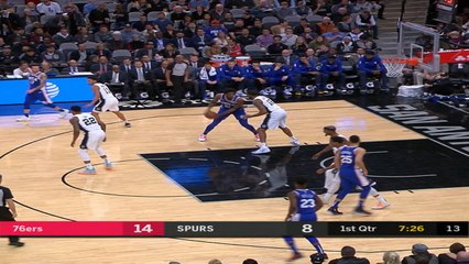 Philadelphia 76ers at San Antonio Spurs Raw Recap