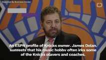 Knicks Owner James Dolan's Guitar Playing May Irk Players