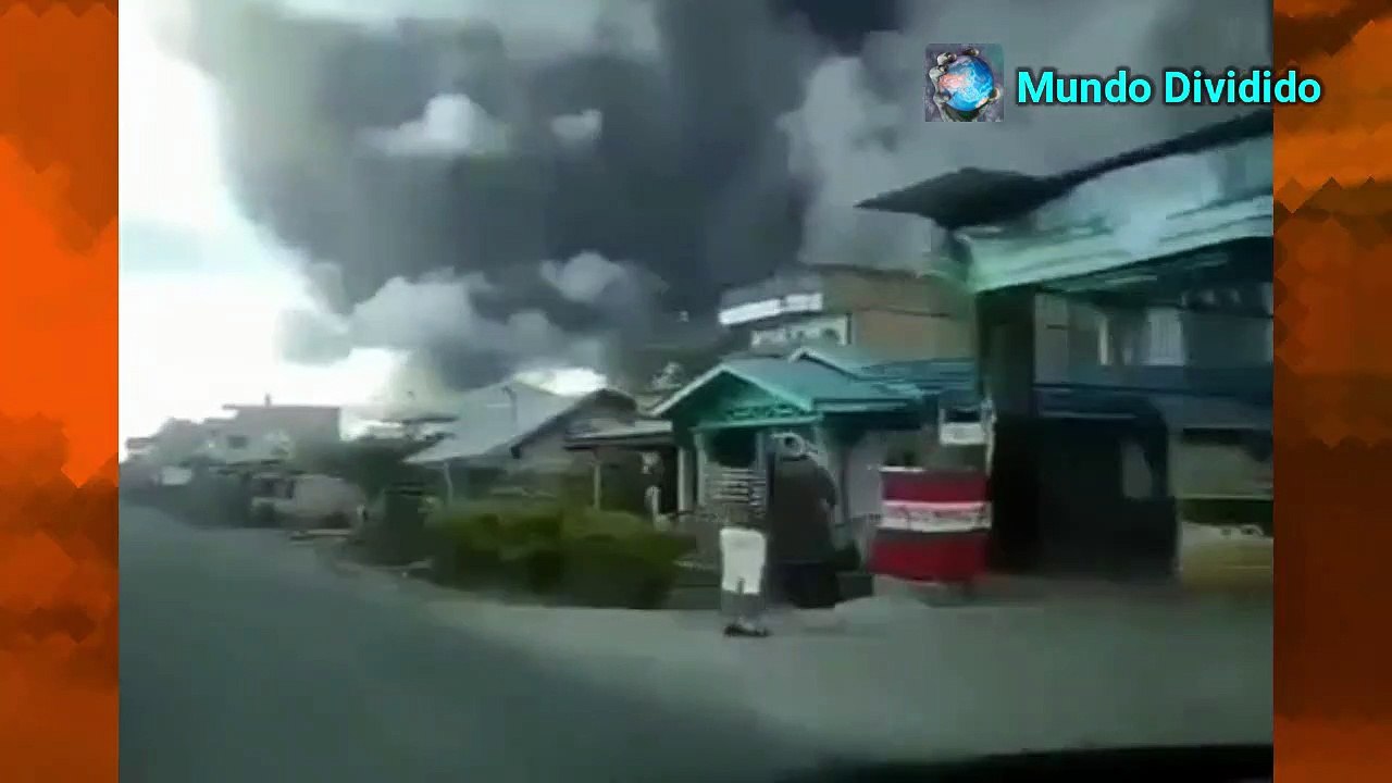 ¡Volcán SINABUNG hace BUUUNG!
