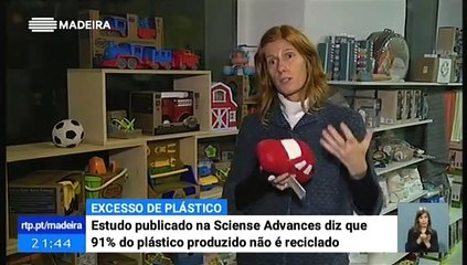 91% de todo o Plástico produzido acaba por não ser Reciclado