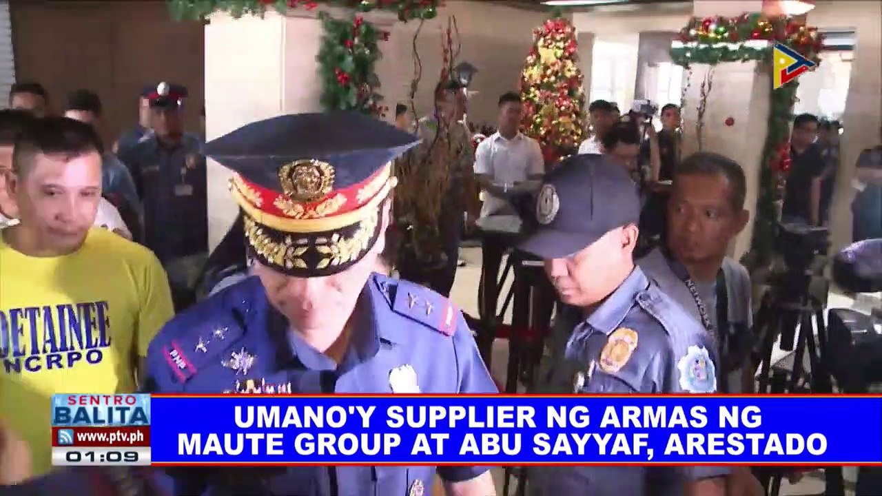 Umano'y supplier ng armas ng Maute group at Abu Sayyaf, arestado