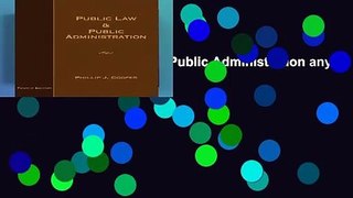 Reading Public Law and Public Administration any format