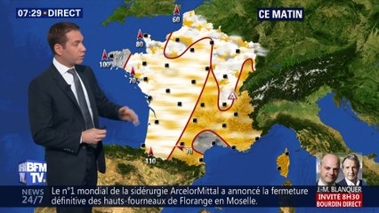 La météo pour ce mardi 18 décembre 2018
