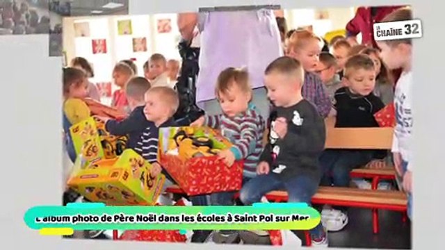 L'album photo de Père Noël dans les écoles à Saint Pol sur Mer