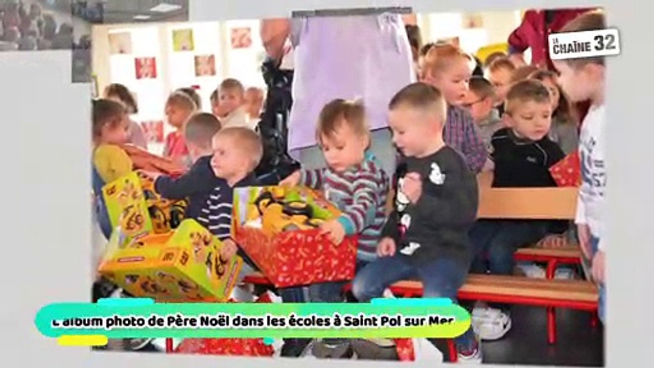 L'album photo de Père Noël dans les écoles à Saint Pol sur Mer