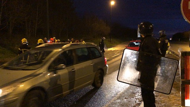 Les Gilets jaunes évacués du Boutil