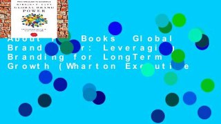About For Books  Global Brand Power: Leveraging Branding for LongTerm Growth (Wharton Executive