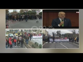 Live - Studentët nuk ndalin rezistencën, bllokojnë rrugët