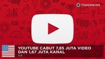 YouTube hapus 1.6 juta kanal dan 7.85 juta video - TomoNews