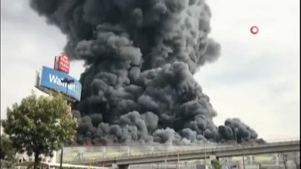 Meksika'da Tekstil Fabrikasında Yangın