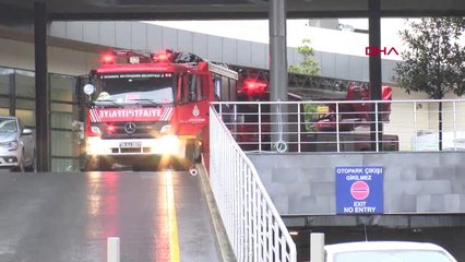 İstanbul- Halkalı'da Su Basan Hastanenin Çocuk Servisi Boşaltıldı-1