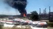 Huge fire breaks out after tanker explodes in Rio
