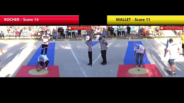 Tir de précision à Nyons, le quart D ROCHER vs A MALLET