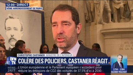 Castaner: "Je ne crois pas que les policiers soient gilets jaunes"
