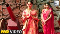 Kangana Ranaut's Grand Entry As Queen Of Jhansi At Manikarnika Trailer Launch