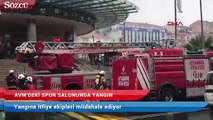 İstanbul’daki AVM’nin spor salonunda yangın