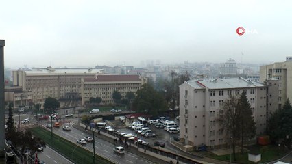 Gaziantep'te sis etkili oluyor