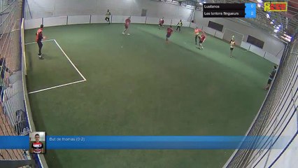 But de thomas (0-2) - Lusitanos  Vs Les tontons flingueurs  - 17/12/18 21:00 - Ligue B